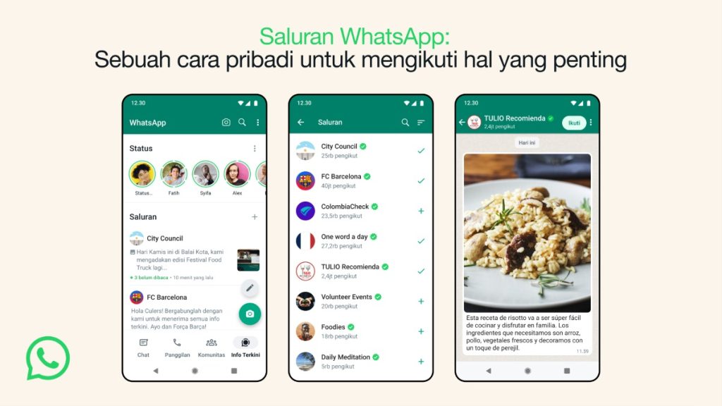 Saluran WhatsApp (WhatsApp Channels)