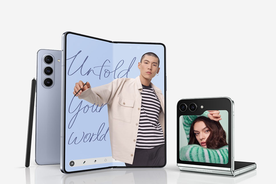 Samsung Galaxy Z Fold dan Flip.