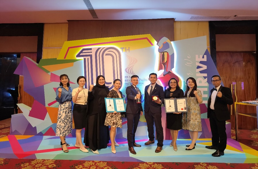 Perwakilan dari Huawei yang hadir pada ajang penganugerahan “HR Asia Best Companies to Work for in Asia”.