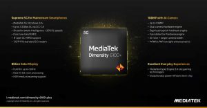 Infografik MediaTek Dimensity 6100+.