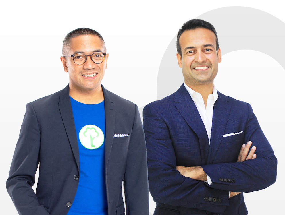 Adrian Gunadi (Co-founder & CEO Investree) dan Vishal Tulsian (Presiden Direktur Amar Bank).