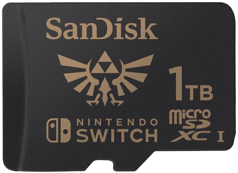 Kartu microSD SanDisk 1TB untuk Nintendo Switch dari Western Digital.