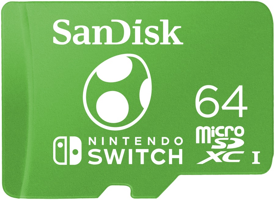 Kartu microSD SanDisk 64GB untuk Nintendo Switch dari Western Digital.