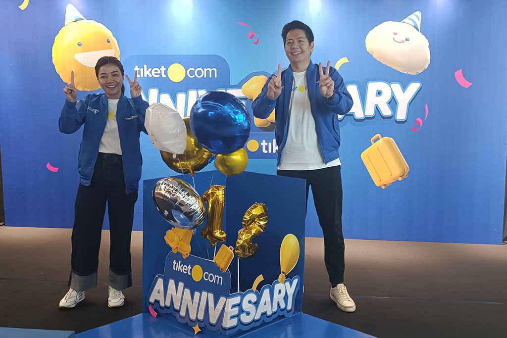 Maria Risa Puspitasari (SVP of Brand Marketing, tiket.com dan Gaery Undarsa (Co-founder & Chief Marketing Officer, tiket.com).