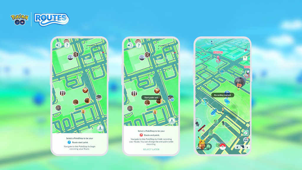 Rute Pokémon GO.