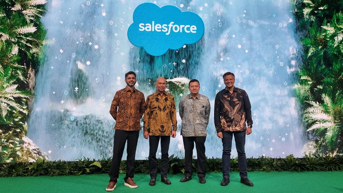 Sejumlah pembicara Salesforce Agentforce World Tour Jakarta.