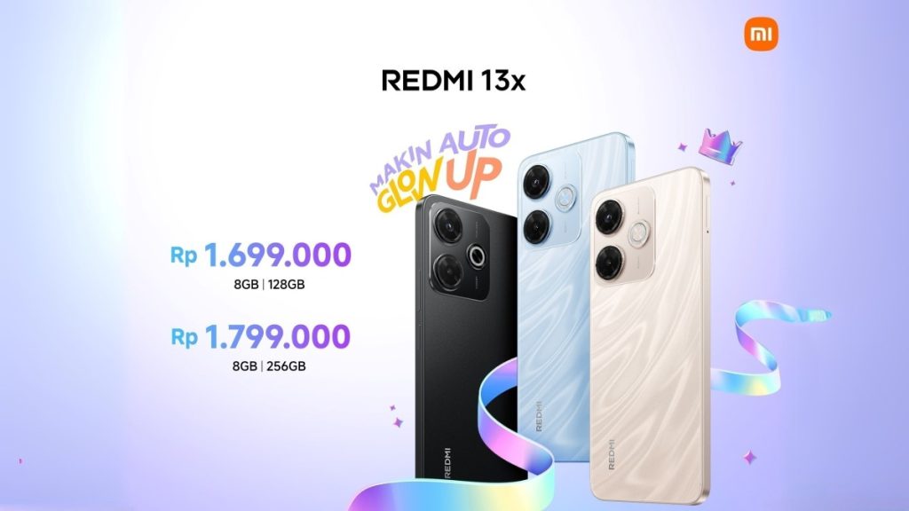 Redmi 13x resmi meluncur di Indonesia.