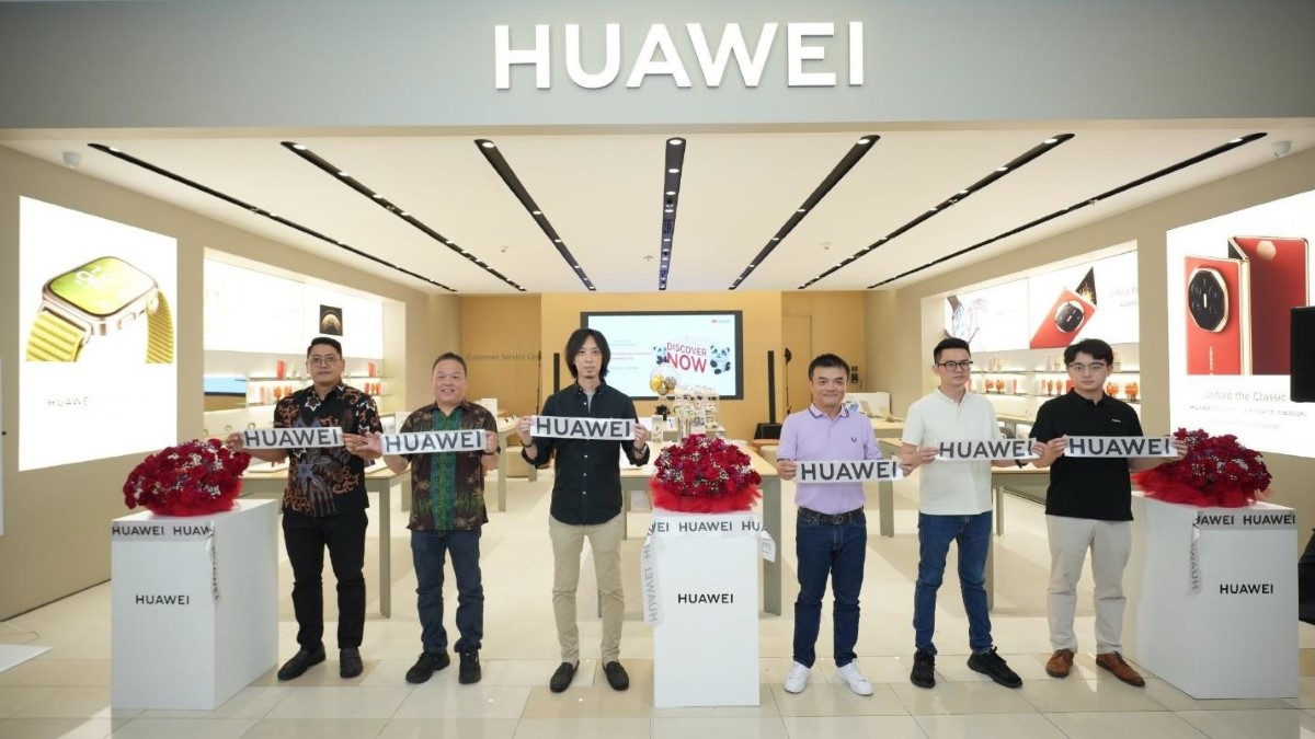 Peresmian gerai HUAWEI Experience Store di Gandaria City.