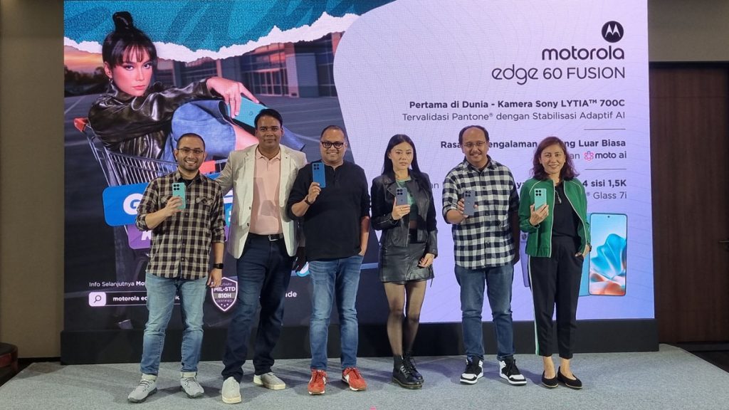 Motorola luncurkan edge 60 FUSION di Indonesia.