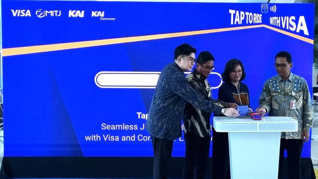Visa dan MITJ luncurkan Visa Contactless pada layanan Commuter Line Basoetta.