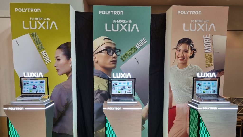 Polytron luncuran seri Luxia, jajaran laptop pertamanya.