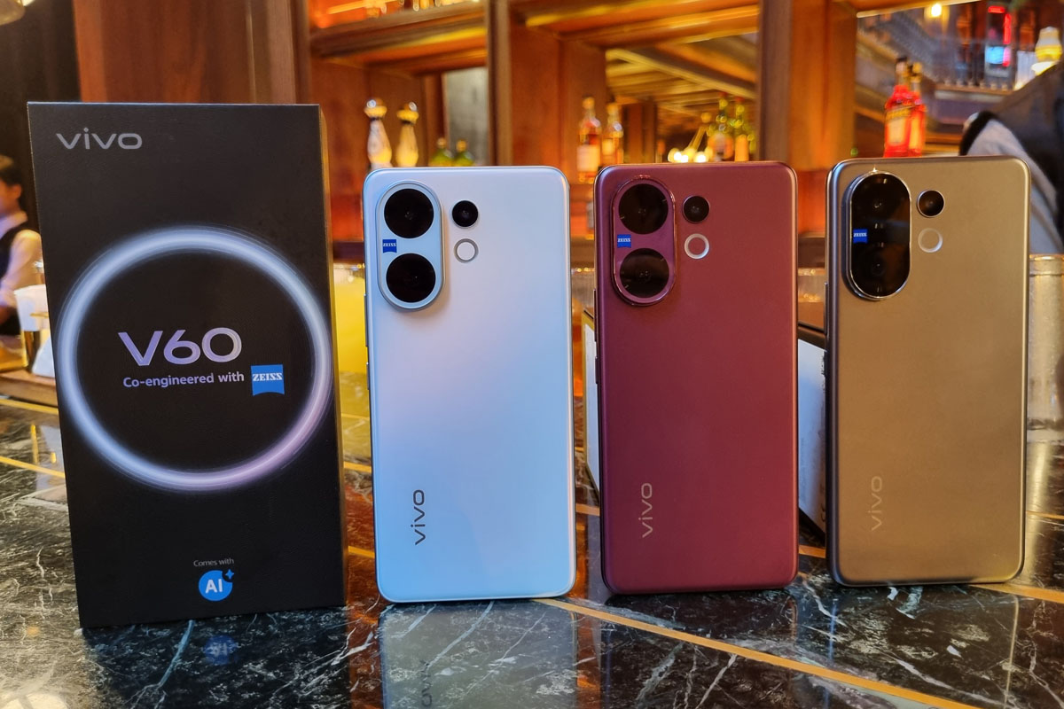 Pilihan warna vivo V60.