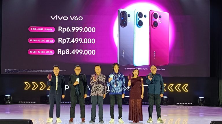 vivo meluncurkan smartphone vivo V60 di tanah air.