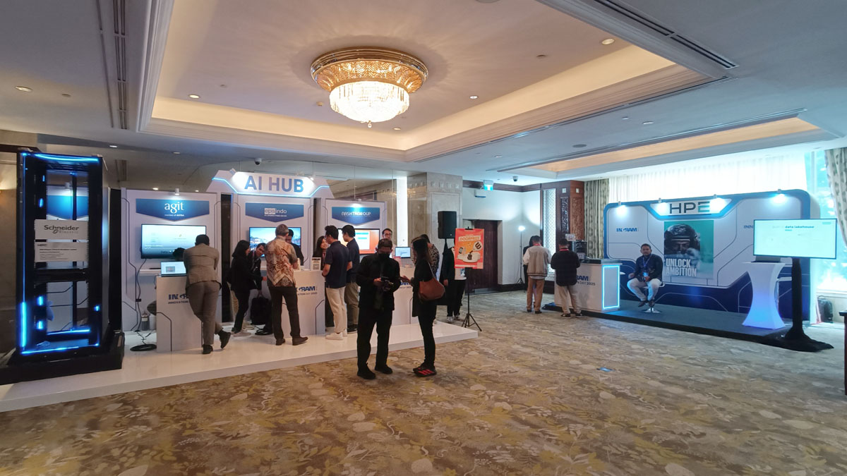 Terdapat sejumlah stan mitra pada Ingram Micro Innovation Day 2025.