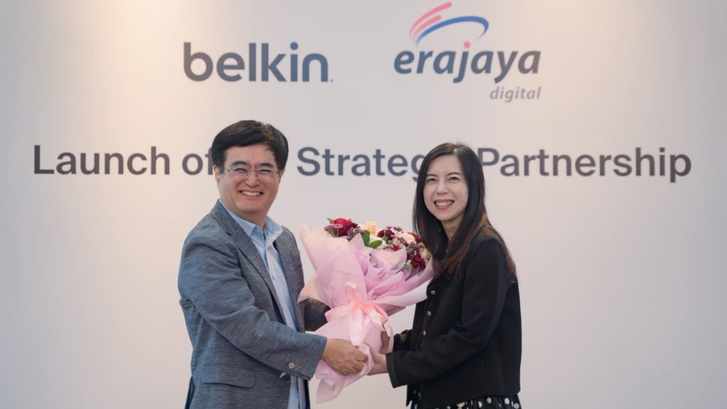 Belkin tunjuk Erajaya Digital sebagai distributor resmi.