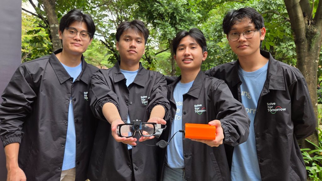 RunSight, kacamata AI untuk pelari dengan keterbatasan penglihatan.