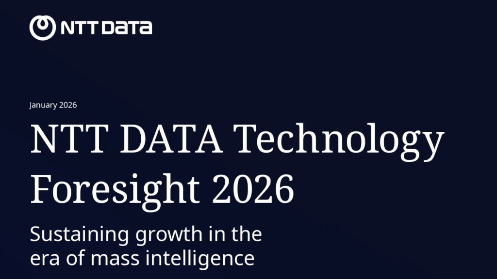 NTT DATA membagikan enam tren arah perubahan teknologi.
