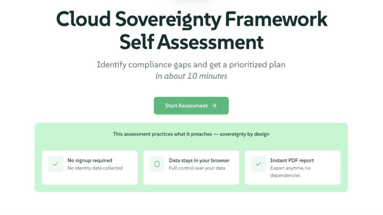 SUSE Cloud Sovereignty Framework Self Assessment.