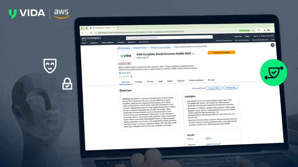 VIDA kini tersedia di AWS Marketplace,
