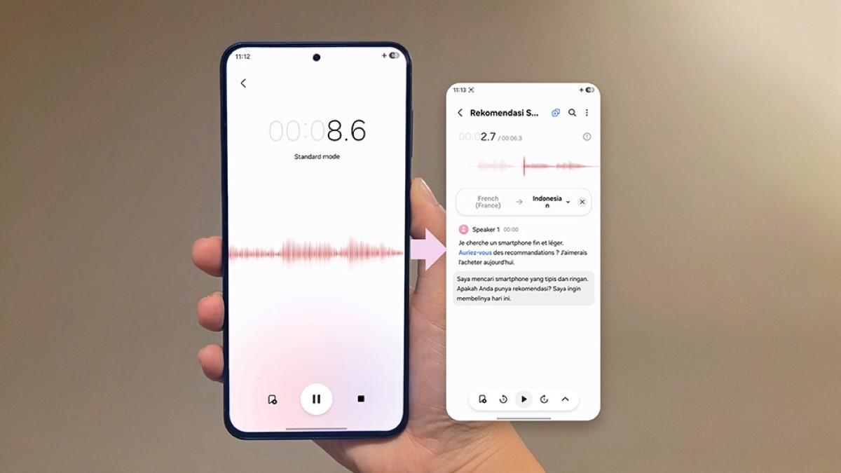 Samsung Voice Transcription.