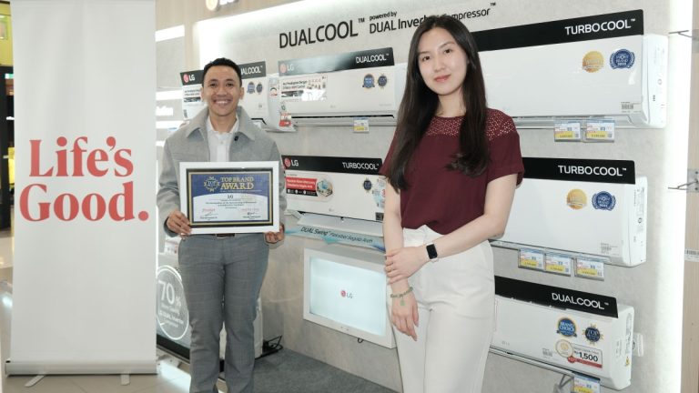 AC LG mendapatkan Top Brand Award 2026.
