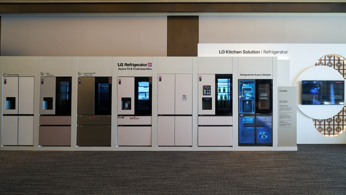 LG InnoFest 2026 tampilkan jajaran lemari es.