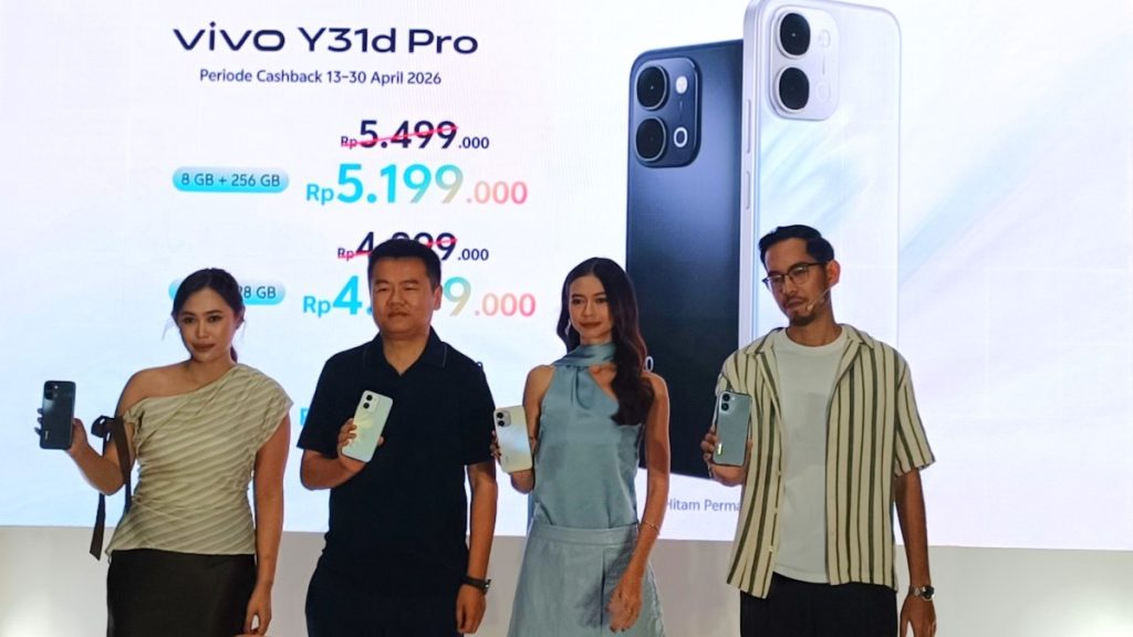 vivo luncurkan vivo Y31d Pro.