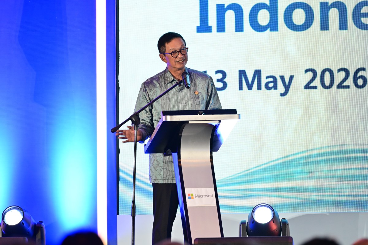 Hernawan Bekti Sasongko pada Microsoft AI Summit Indonesia.