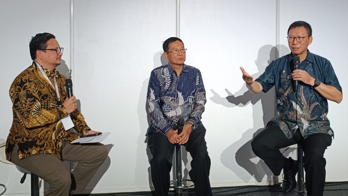 Konferensi pers ekspansi STT Jakarta Campus.