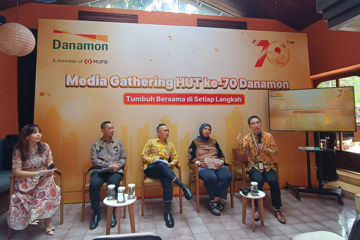 Media Gathering ulang tahun Danamon ke-70.