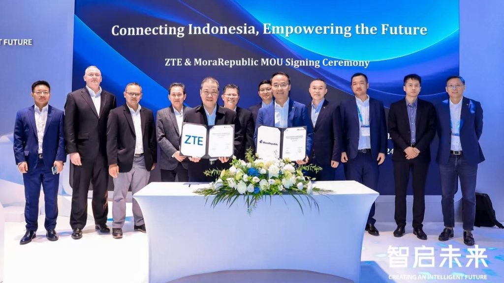 ZTE dan MoraRepublic teken nota kesepahaman.