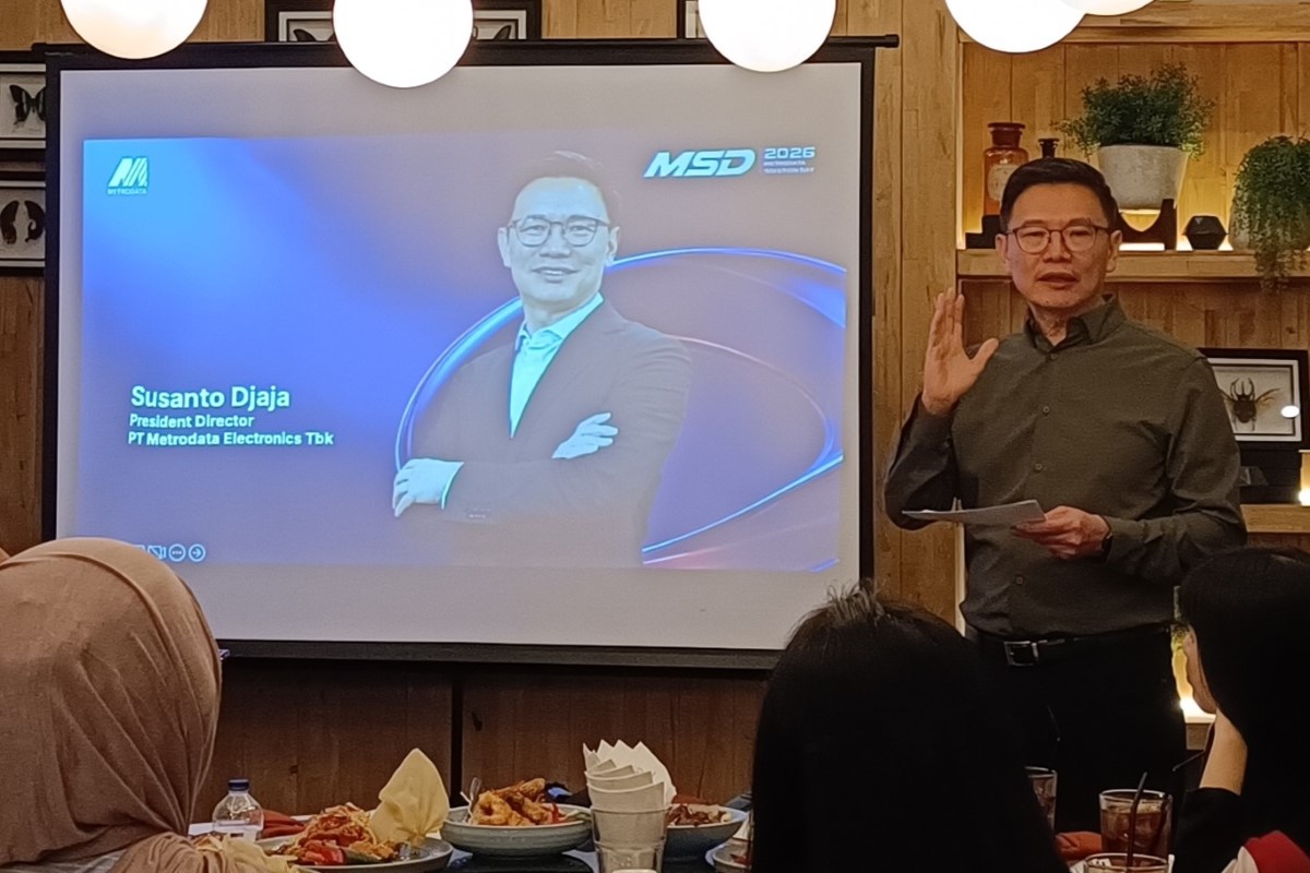 Susanto Djaja (Presiden Direktur Metrodata Electronics).