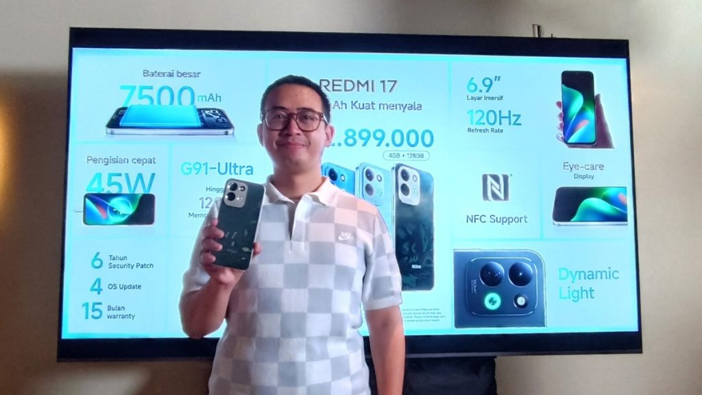 Xiaomi luncurkan REDMI 17 di Indonesia.