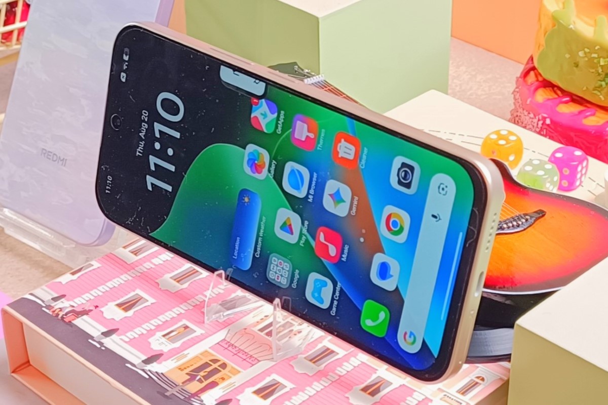 Tampak depan REDMI 17.
